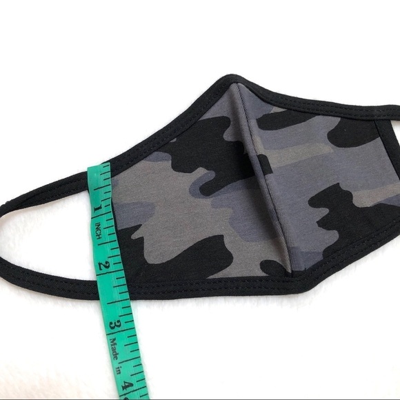 🔴 5 for $10 ONE Kids Camo Print Double Layer Cotton Face Mask - Picture 6 of 6